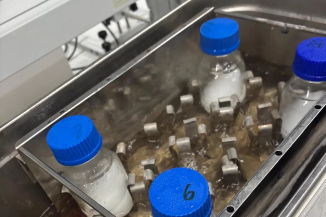 BTÜ'lü öğrenciler atık nişastadan ambalaj film üretti