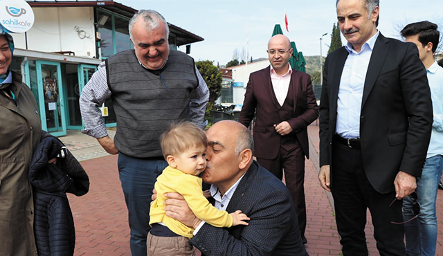 Erol Şahin’e sahil boyu büyük ilgi…