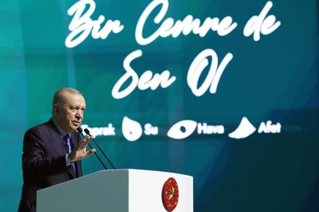Cumhurbaşkanı Erdoğan; Hava, su ve toprak kirliliği ürkütücü boyutta