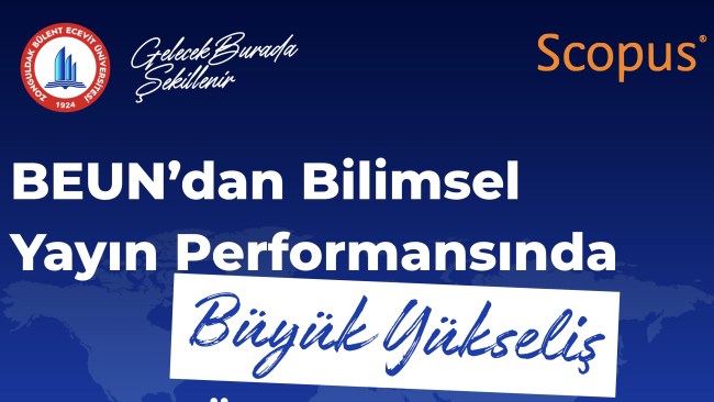 BEUN’dan Bilimsel Yayın Performansında Büyük Yükseliş: Devlet Üniversiteleri Arasında 19. Sırada