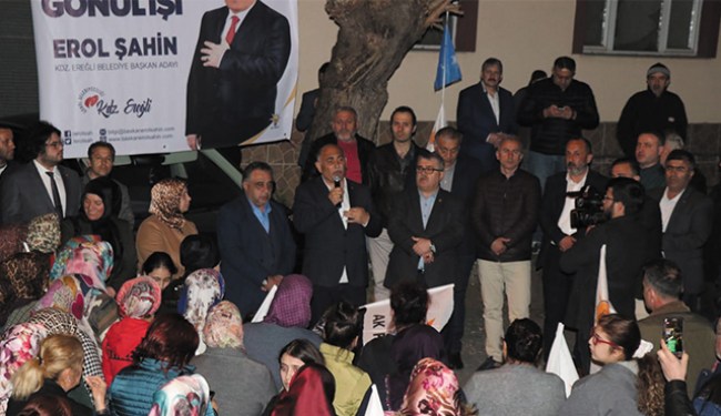 Şahin ve ekibine Köseler’de muhteşem karşılama