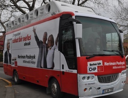 Gökçebey Kaymakamı Benek'ten CHP seçim otobüsüne yasak!.