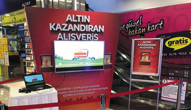 Altın kazandıran kampanya...