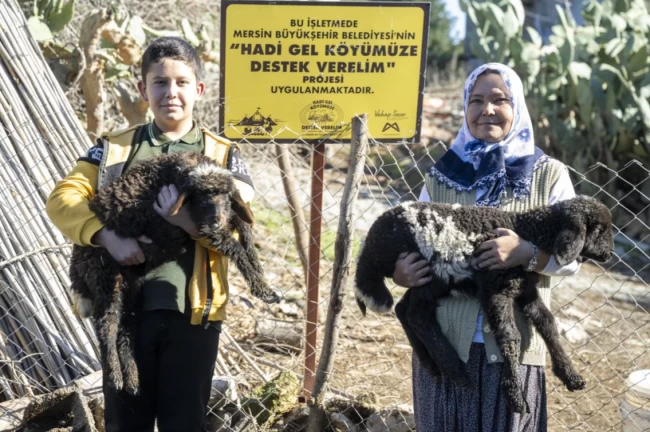 Mersin'de "Hadi Gel Köyümüze Destek Verelim" projesi