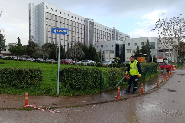 Kocaeli'de hastane bahçelerine Büyükşehir'den dokunuş