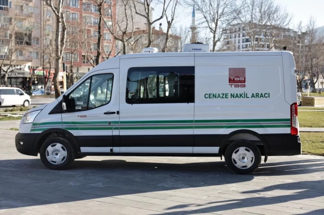 Kütahya'ya TBB'den cenaze nakil aracı hibesi
