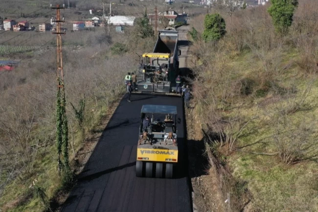 Ordu'da yol standartları yükseliyor