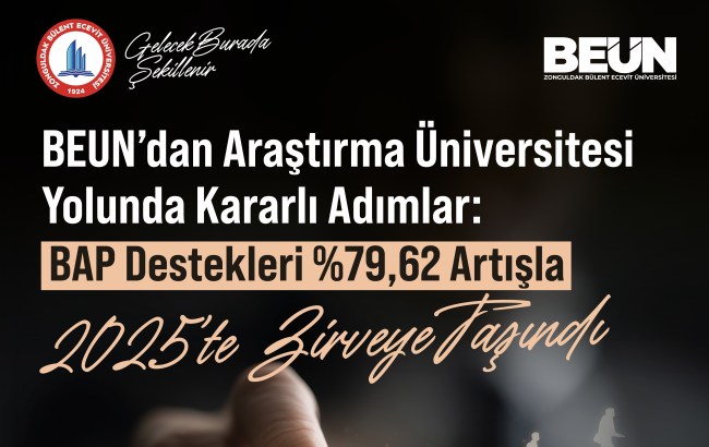 BEUN’dan Araştırma Üniversitesi Yolunda Kararlı Adımlar: BAP Destekleri %79,62 Artışla 2025’te Zirveye Taşındı