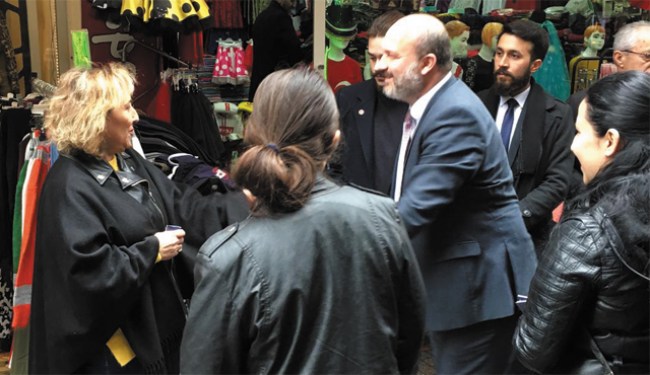 Saadet Partisi adayı Göktaş'a sıcak karşılama..