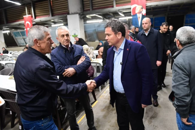 Osmangazi Belediye Başkanı Erkan Aydın'dan Çiftehavuzlar'da anlamlı buluşma