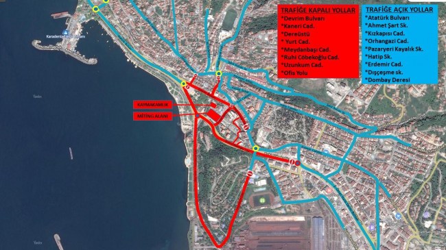 Dikkat!..8 cadde trafiğe kapatılıyor..