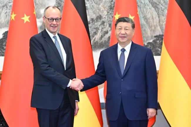 CGTN: Merz'in Çin ziyareti, Çin-Almanya ve Çin-Avrupa ilişkilerine yeni bir ivme kazandırdı