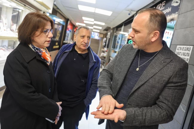 İstanbul Maltepe'de Başkan Köymen esnafla bir araya geldi