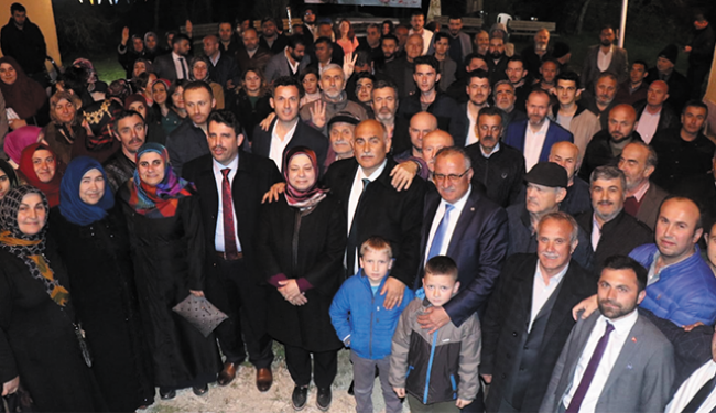 Şahin'e Kıyıcak'ta sloganlı karşılama..