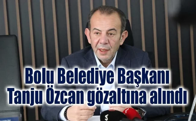 Tanju Özcan’a irtikap operasyonu