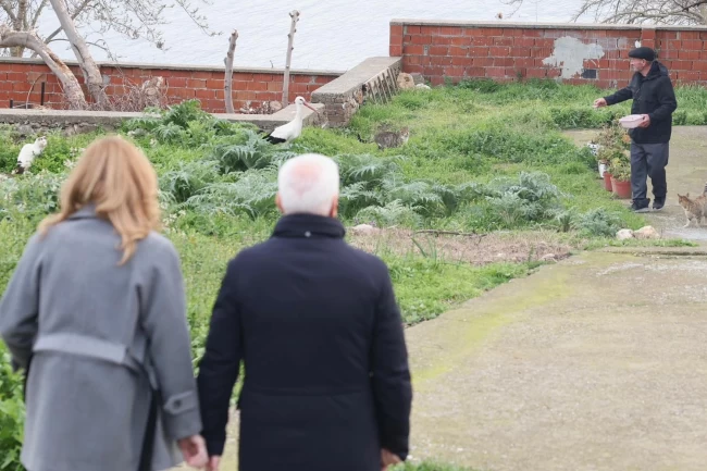 Başkan Bozbey'den Yaren Leylek'e ziyaret