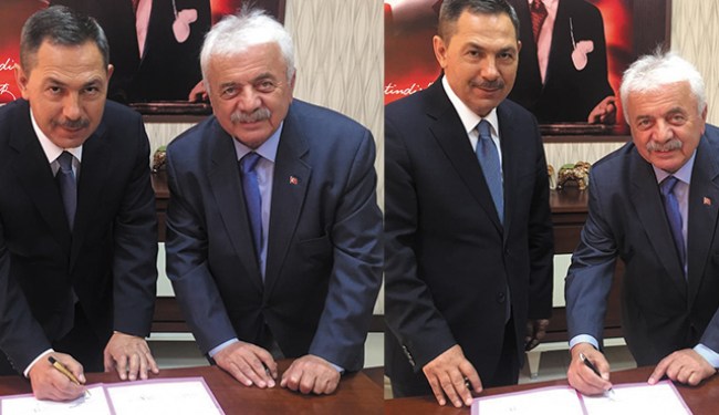 Gazetecilere müjde.. Dernek binası protokolü imzalandı..