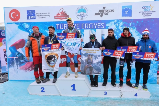 Uluslararası Erciyes Dağ Kayağı Yarışları sona erdi