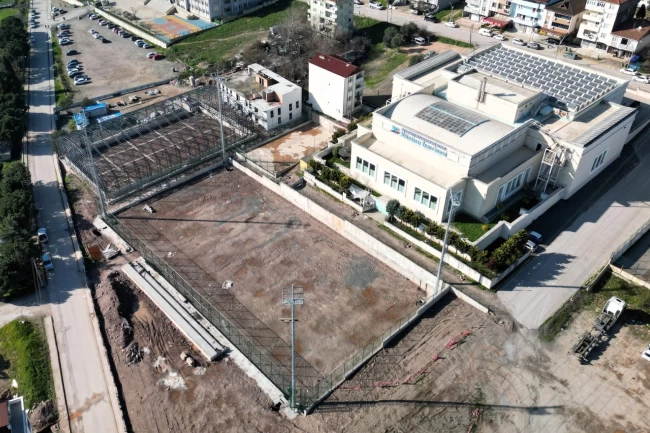 Kocaeli'de Çamlıtepe Spor Kompleksi ortaya çıkıyor