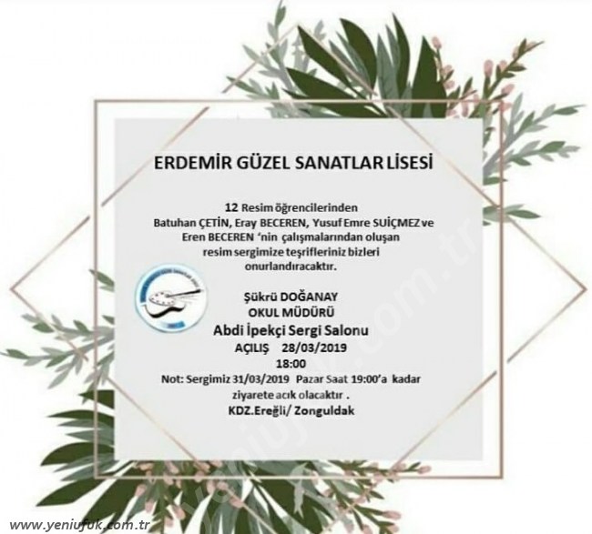 Erdemir GSL’den resim sergisi