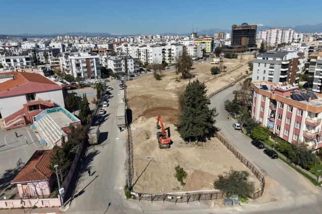 Antalya Muratpaşa'dan 16 bin metrekarelik yeni park çalışması