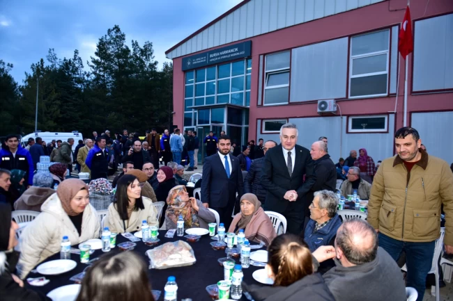 Bursa'da iftar bereketi Harmancık'ta yaşandı