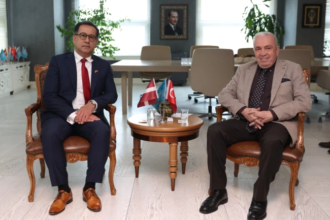 Bursa Nilüfer'e Letonya Büyükelçisi'nden ziyaret