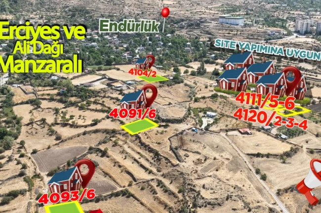 Kayseri Talas'ın gözde lokasyonlarında villa parseli fırsatı