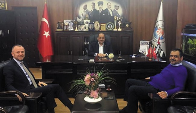 Başkan Demirtaş'a 'hayırlı olsun' ziyareti..