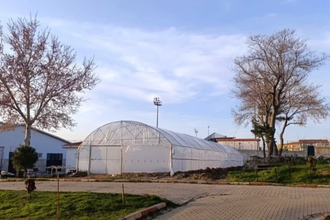 Edirne Keşan MTAL'de sera heyecanı