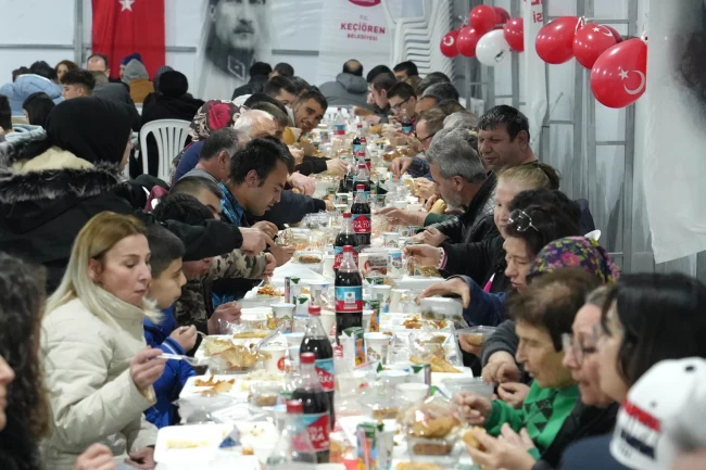 Ankara Keçiören'de özel gereksinimli bireyleri buluşturan iftar