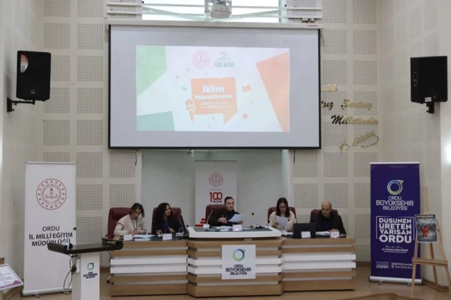 Ordu'da gençler fikirleriyle yarışıyor