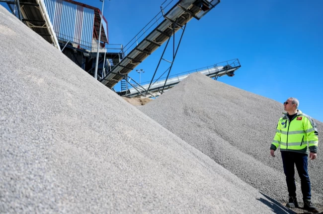 Sivas'ta Tecer Taş Kırma Tesisi yeni sezona başladı