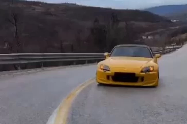 Bursa İnegöl'de drift yapan sürücü sosyal medya paylaşımıyla yakalandı!