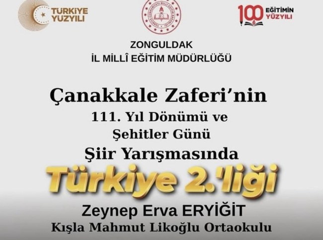 Kdz.Ereğli’den Türkiye ikinciliği