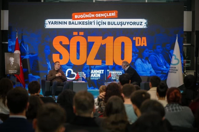 Başkan Akın gençlerle Balıkesir'in yarını için buluştu