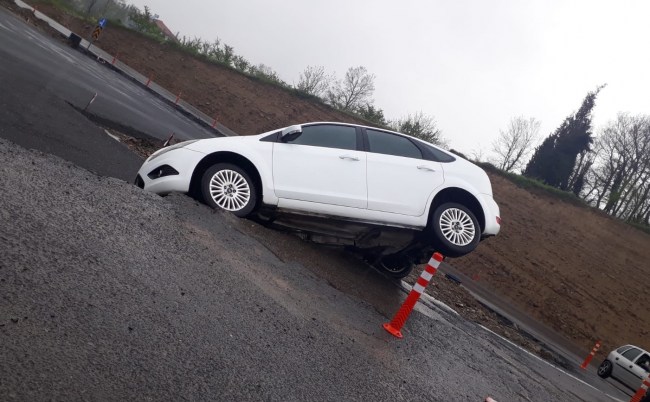 Ören’de görünmez kaza..
