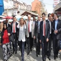 CHP'den Ereğli esnafına ziyaret