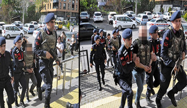 Zanlılar, adliye'de..