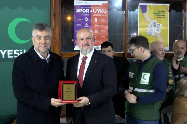 Şile'de spor camiası ve gençler aynı sofrada buluştu