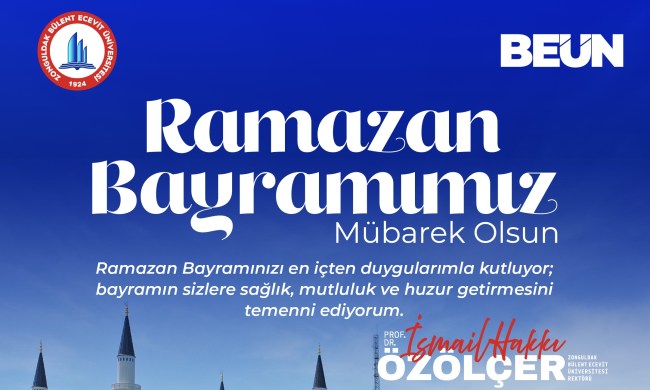 Rektör Özölçer’den Ramazan Bayramı mesajı