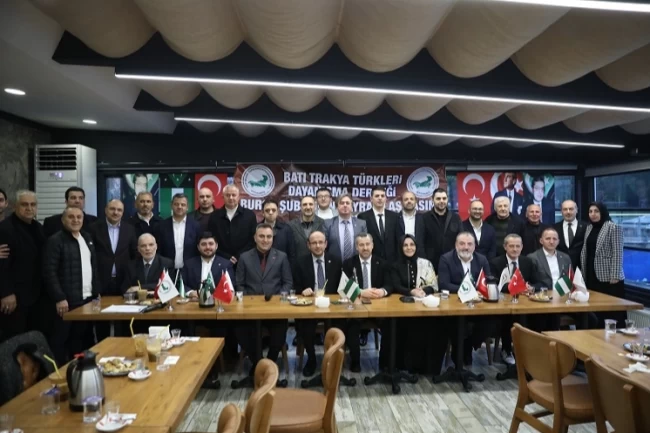 Batı Trakya Türkleri Bursa'da bayramlaştı