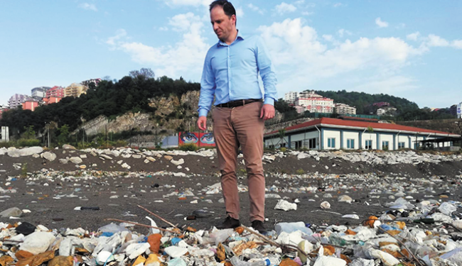 Kozlu sahili soru önergesi oldu..