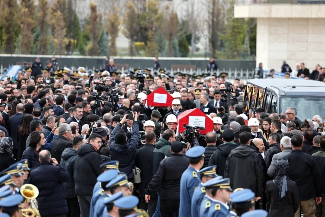 ASELSAN şehitleri Ankara'da son yolculuğuna uğurlandı