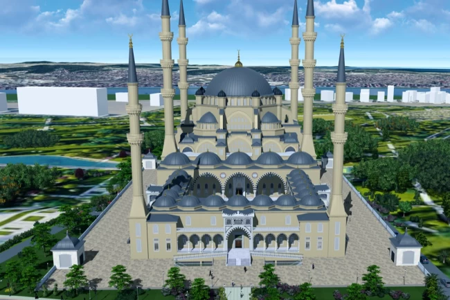 Kocaeli Büyükşehir'den Gebze'ye dev cami