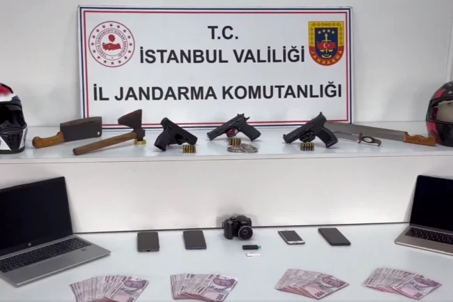İstanbul'da organize suça 5 tutuklama!