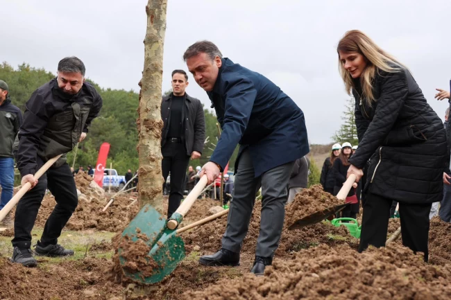 Şeyh Edebali'nin 700. yılında fidanlar toprakla buluştu