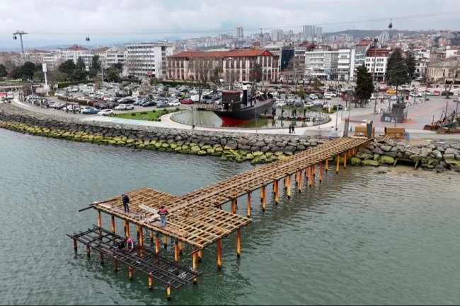 Ordu'da Ayışığı İskelesi yeniden hayat buluyor