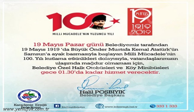 Ereğli’de Büyük yürüyüş 22.00’de