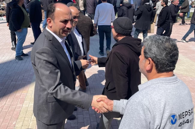 Konya'da Başkan Altay'dan Cuma buluşması